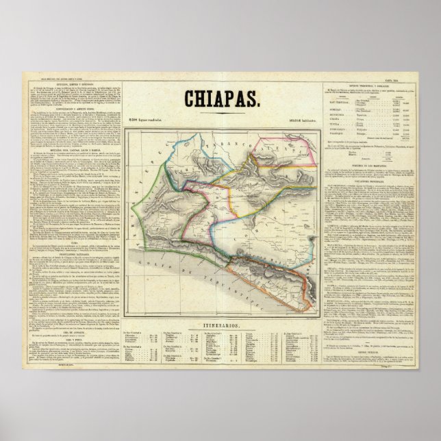 Pôster Chiapas, México (Frente)