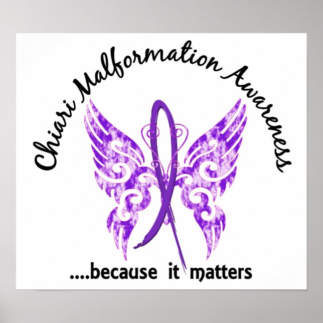 Poster Chiari Malformation Butterfly 6.1 (Frente)