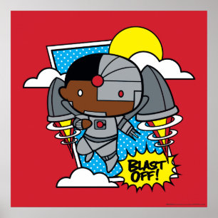 Pôster Chibi Cyborg Desliga!