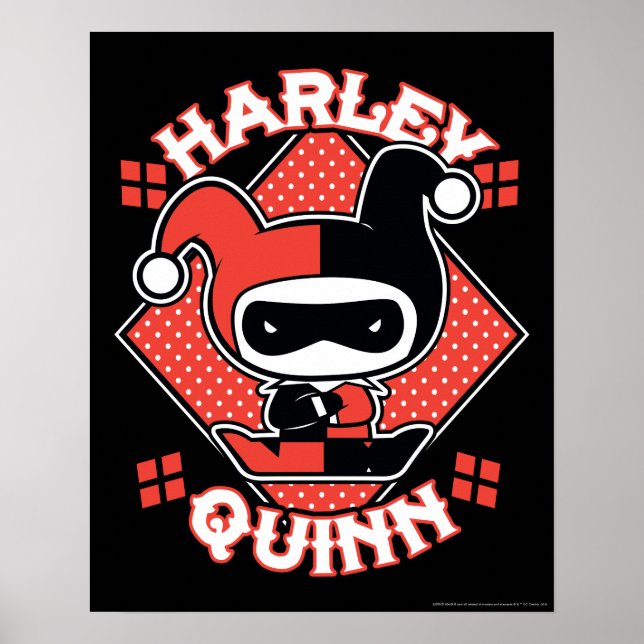 Poster Chibi Harley Quinn Splits (Frente)