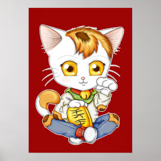 Pôster Chibi Maneki Neko
