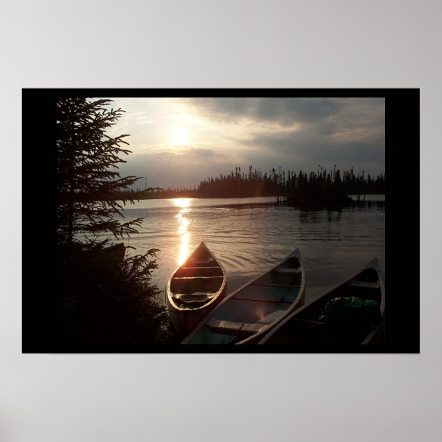 Pôster Chibougamau Canoes (Frente)