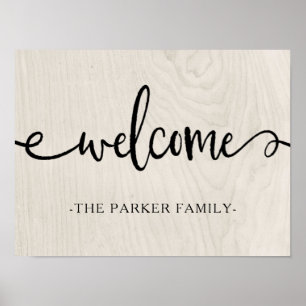 Poster Chic Farmhouse Bem-vindo