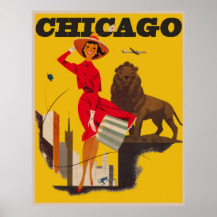 Poster Chicago Antigo