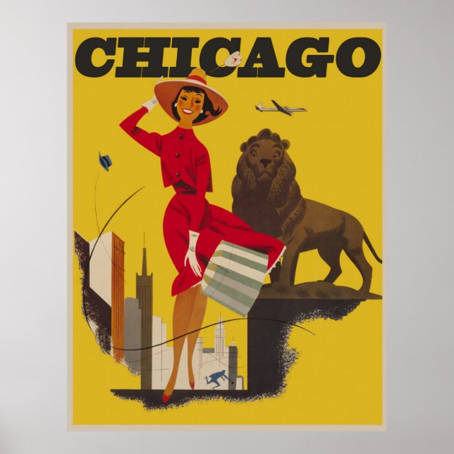 Poster Chicago Antigo (Frente)