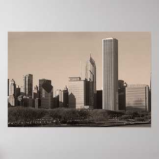 Poster Chicago Antiquada