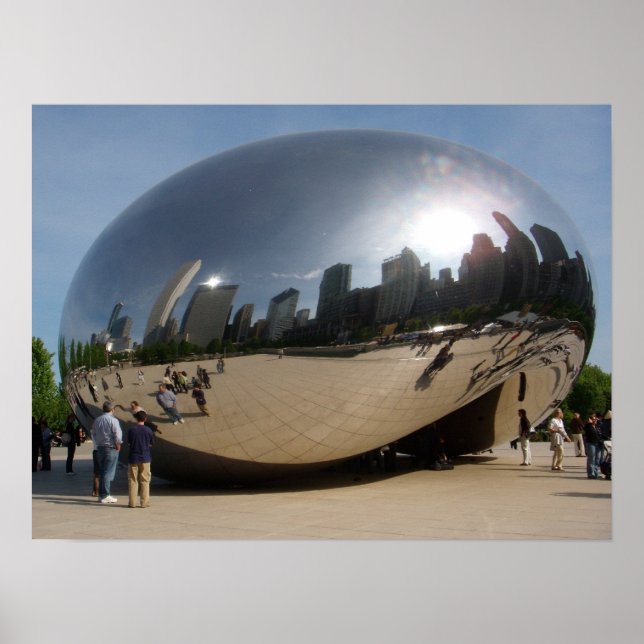 Pôster Chicago Bean (Frente)