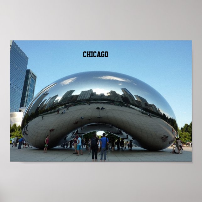 Poster Chicago Bean Landmark (Frente)