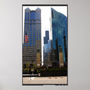 Poster Chicago Cityscape 7