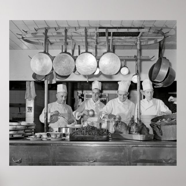 POSTER CHICAGO COMERCIAL KITCHEN 1943 (Frente)