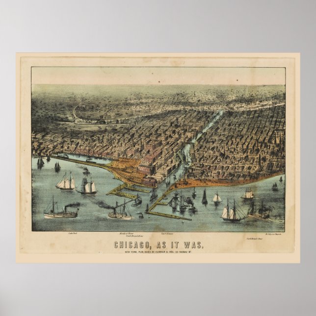 Poster Chicago, Como Era. Antes do Excelente de Chicago F (Frente)