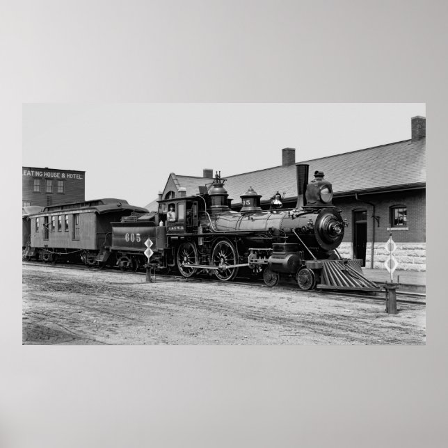 Pôster CHICAGO e FLUXO FERROVIÁRIO DO NORTE (Frente)