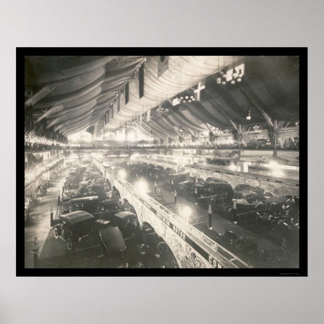 Pôster Chicago, IL Auto Show Foto 1907 (Frente)