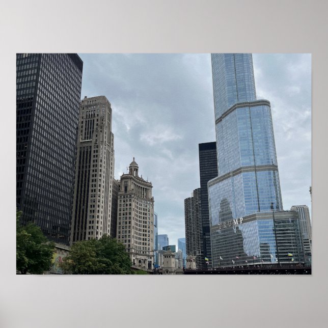 Poster Chicago Illinois (Frente)