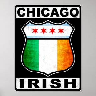 Pôster Chicago Irish American