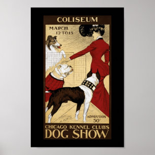 Poster Chicago Kennel Club Dog Show 1902