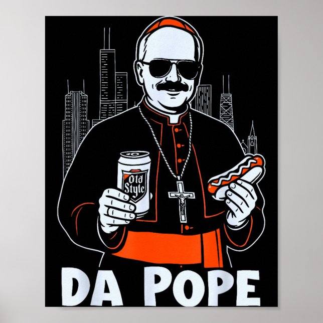 Poster Chicago Pe Leo Xiv Da Pe New Pe Tribute Godmother  (Frente)