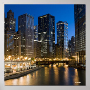 Pôster Chicago Riverfront