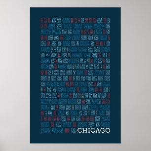 Poster Chicago - Sílaba