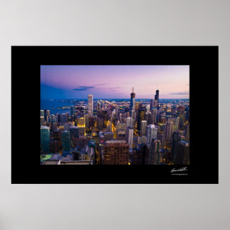 Poster Chicago Skyline
