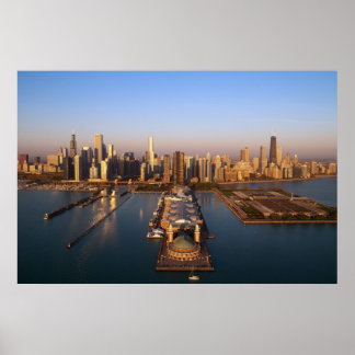 Pôster Chicago Skyline