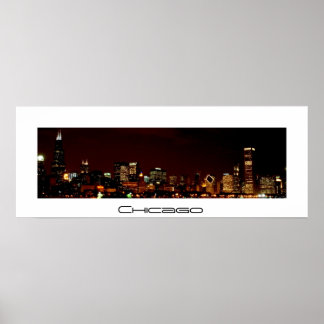 Poster Chicago Skyline