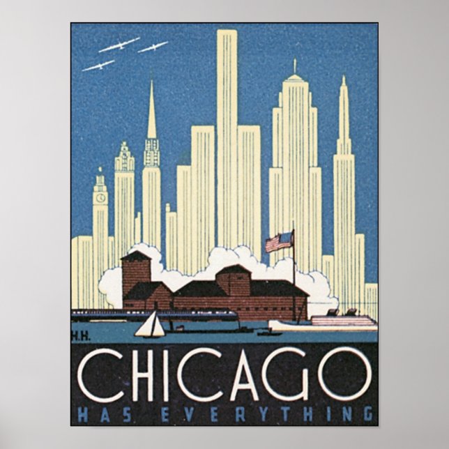 Poster Chicago tem tudo (Frente)