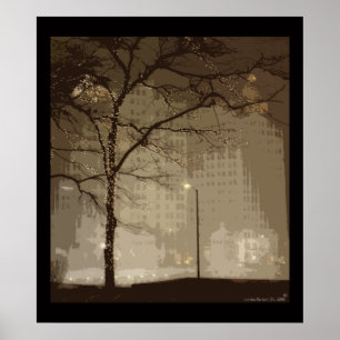 Pôster Chicago Winter Wonderland