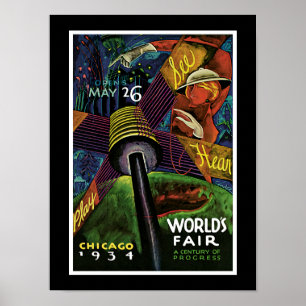 Poster Chicago World's Fair 1934