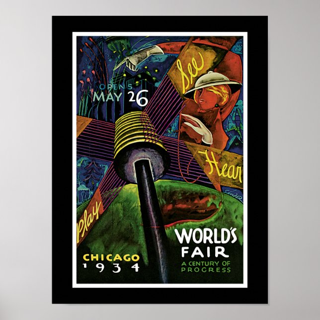 Poster Chicago World's Fair 1934 (Frente)