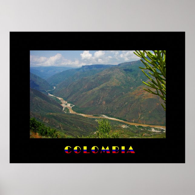 Poster Chicamocha Colombia (Frente)