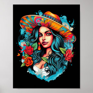 Poster Chicano Chicana La Raza Barrio Tatto Art Death _7