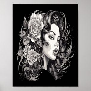 Poster Chicano Chicana La Raza Barrio Tatuagem Art Death 