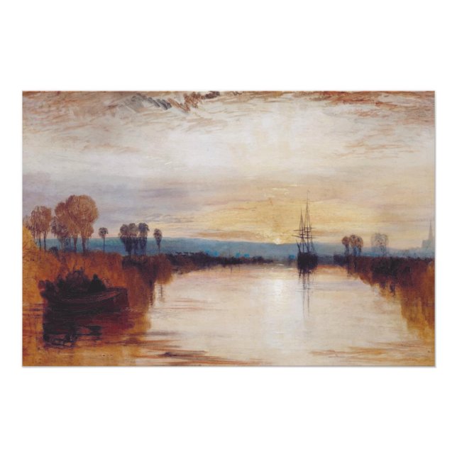 Pôster Chichester Canal by Joseph William Turner (Frente)