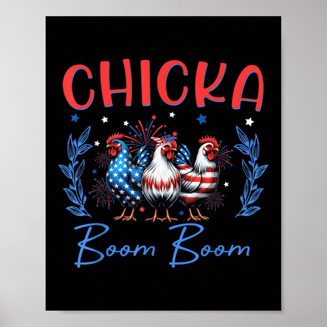 Poster Chicka Chicken Boom Pregnancy Freedom Indepen (Frente)