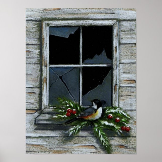 POSTER CHICKADEE: NATAL: JANELA ANTIGA (Frente)