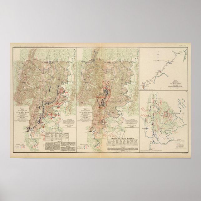 Pôster Chickamauga, Vale Turkeytown (Frente)