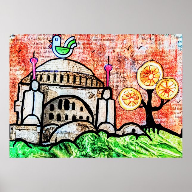 Poster Chicken Church (Frente)