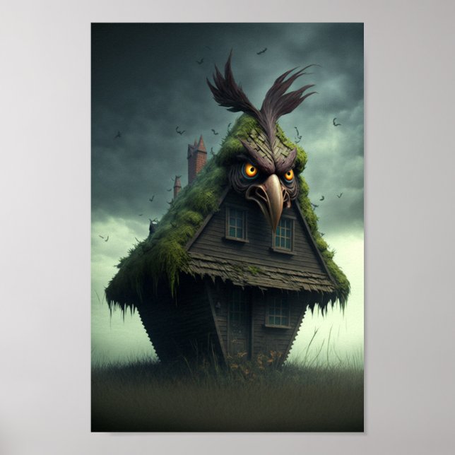 Poster Chicken Horror House (Frente)