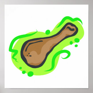 Poster Chicken Leg