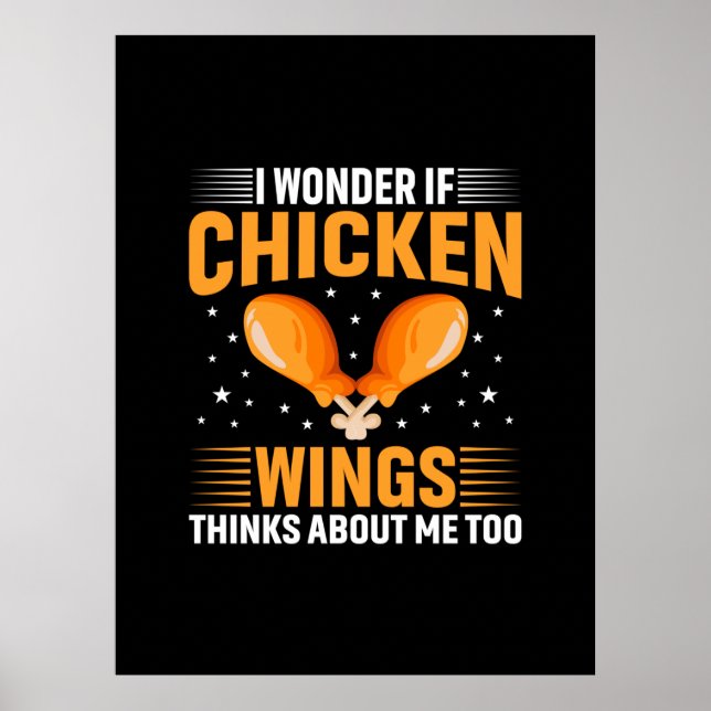 Poster Chicken Lover | Chicken Wing (Frente)