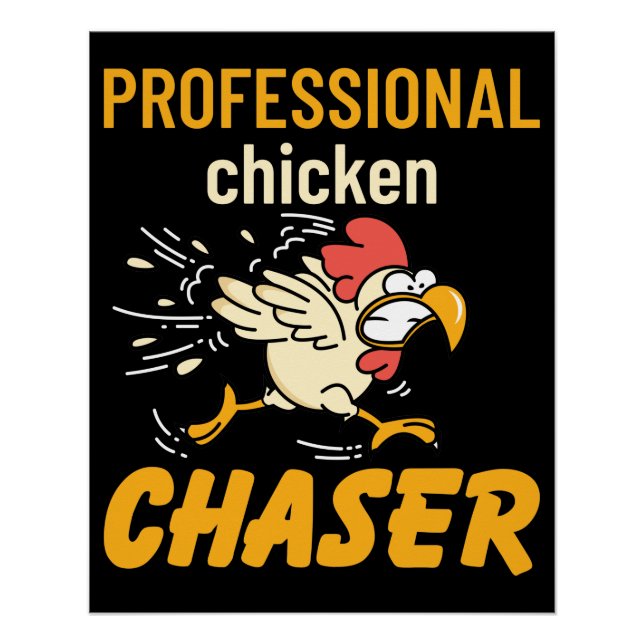 Pôster Chicken profissional (Frente)