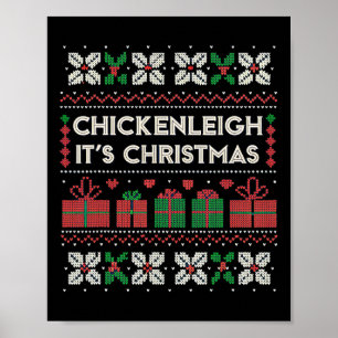 Poster Chickenleigh É Natal Engraçado Xmas 7