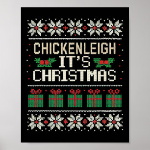 Poster Chickenleigh É Natal Engraçado Xmas 8