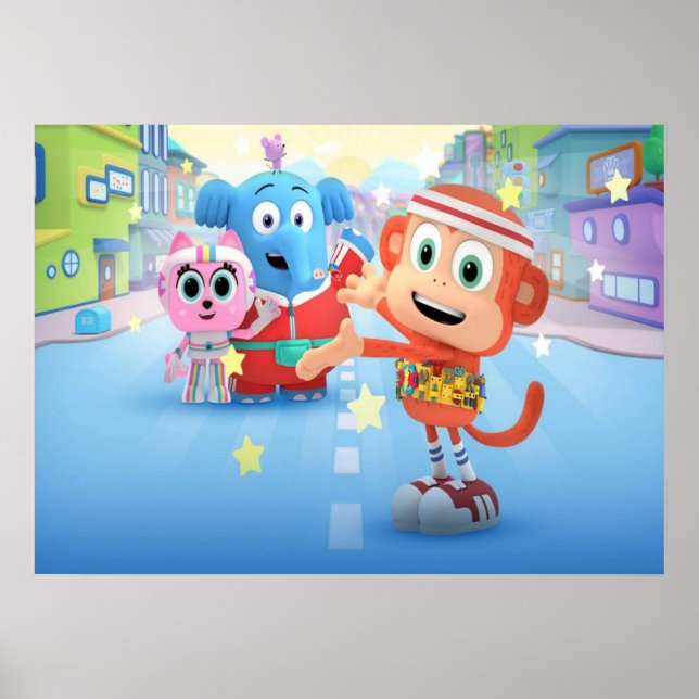 Poster Chico amigas bon (Frente)