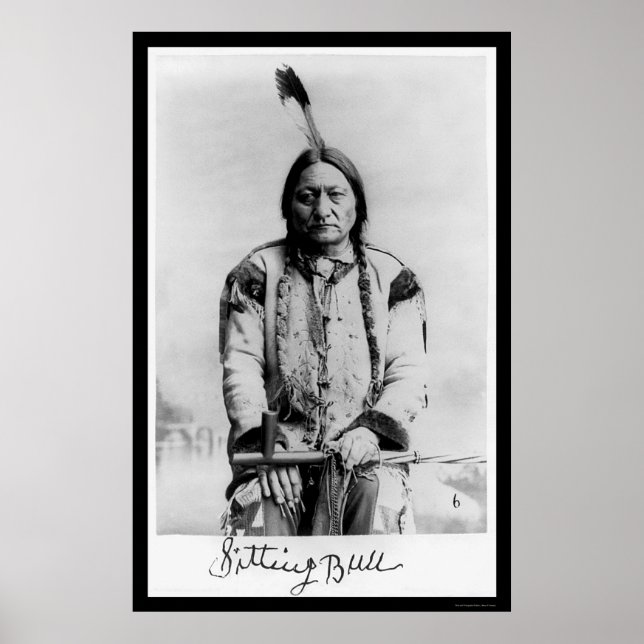 Pôster Chief Sitting Bull 1889 (Frente)