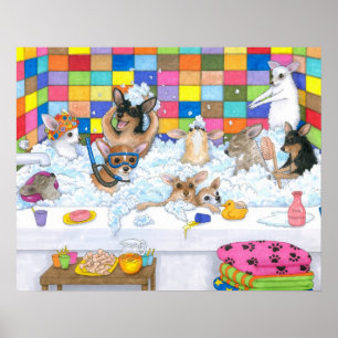 Pôster Chihuahua do cão 121