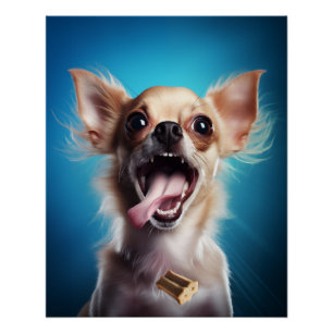 Pôster Chihuahua Em Ação