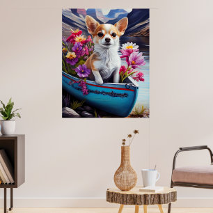 Poster Chihuahua em um remo: Uma aventura cética