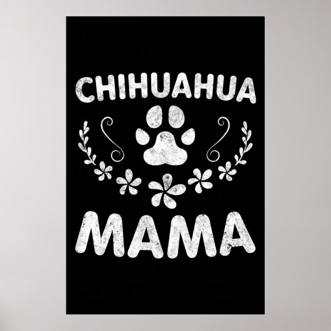Poster Chihuahua Mama (Frente)